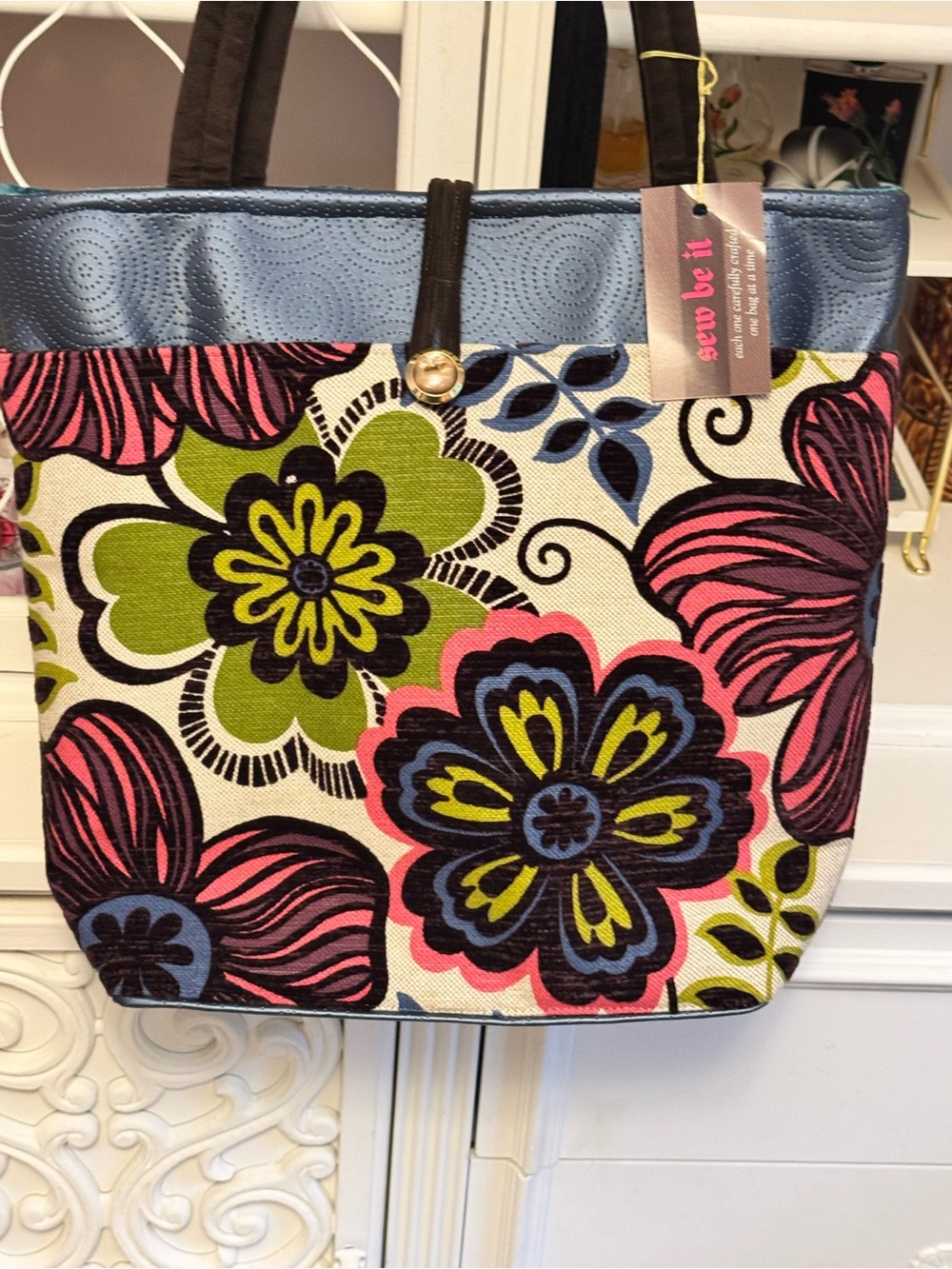 Floral Tote Bag